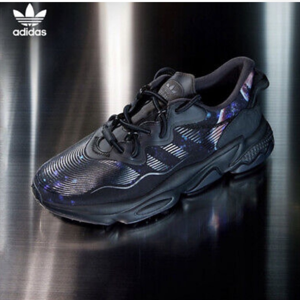 2020 Adidas Ozweego OZWG Black Galaxy Men's Size 7.5 Shoes GZ8405 Nasa Planets